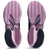Sneakers Asics Court FF 3 Indigo Blu Bianco Donna - TERRA BATTUTA  Offerta + Economico