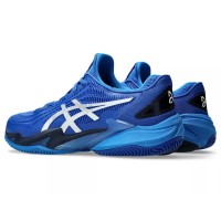 Sneakers Asics Court FF 3 Novak Blu Argilla Nero Argento  Offerta + Economico