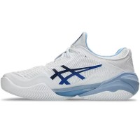 Sneakers Asics Court FF 3 Novak Clay Bianco Tonno Blu