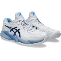 Sneakers Asics Court FF 3 Novak Clay Bianco Tonno Blu