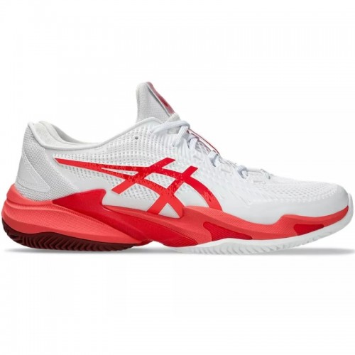 Scarpe da ginnastica Asics Court FF 3 Novak Clay Bianco Rosso