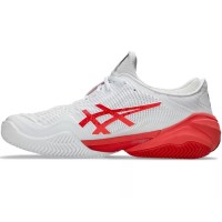 Scarpe da ginnastica Asics Court FF 3 Novak Clay Bianco Rosso  Offerta + Economico