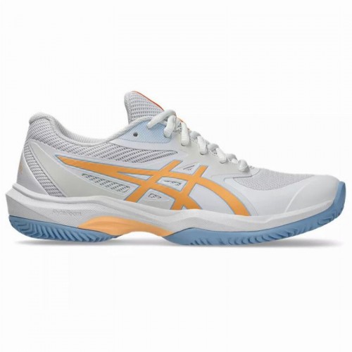 Sneakers Asics Game FF Padel Bianco Arancione Donna