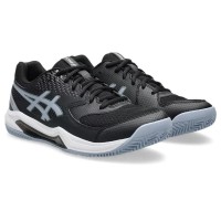 Asics Gel Dedicate 8 scarpe Clay Black grigia blu