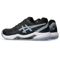 Asics Gel Dedicate 8 scarpe Clay Black grigia blu