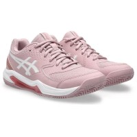 Asics Gel Dedicate 8 Clay Pink Morganite White Sneakers da donna