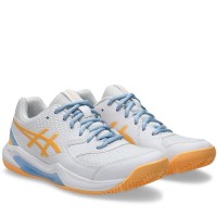 Sneakers Asics Gel Dedicate 8 Padel Bianco Arancione Donna  Offerta + Economico
