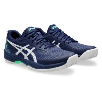 Asics Gel Game 9 Clay Blu Bianco Scarpe da Ginnastica  Offerta + Economico