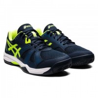 Scarpe Asics Gel Padel Pro 5 Blu Verde Francese Hazard