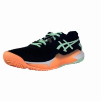 Scarpe Asics Gel Resolution 9 Padel Nero Menta Donna  Offerta + Economico