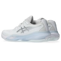 Sneakers Asics Gel Resolution X Clay Bianco Argento Donna  Offerta + Economico
