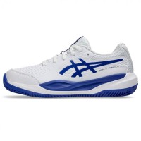 Asics Gel Resolution X Clay GS Bianco Blu Cobalto Junior Sneakers  Offerta + Economico