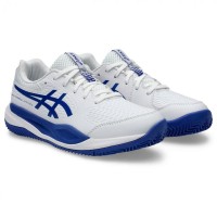 Asics Gel Resolution X Clay GS Bianco Blu Cobalto Junior Sneakers  Offerta + Economico