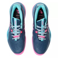 Scarpe da ginnastica Asics Gel Resolution X Padel Blu Mako Rosa  Offerta + Economico