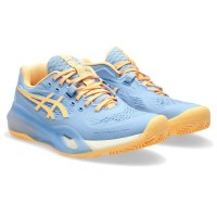 Sneakers Asics Gel Resolution X Padel Blue Stone Orange Donna