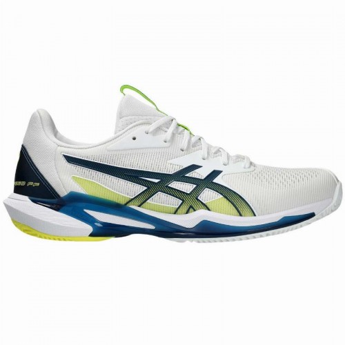 Sneakers Asics Solution Speed FF 3 Bianco Blu Mako - TERRA BATTUTA