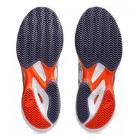 Sneakers Asics Solution Speed FF 3 Clay Bianco Grigio Arancio  Offerta + Economico