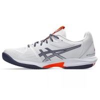 Sneakers Asics Solution Speed FF 3 Clay Bianco Grigio Arancio  Offerta + Economico