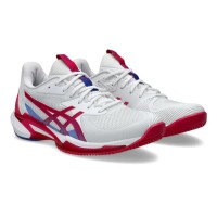 Sneakers Asics Solution Speed FF 3 Clay White Bright Pink Donna
