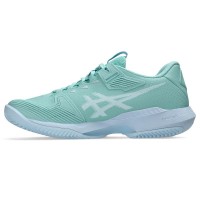 Asics Solution Speed FF 4 Clay Blue Green Sneakers da donna