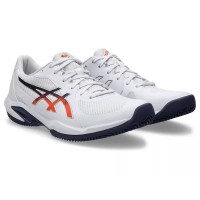 Sneakers Asics Solution Swift FF 2 Clay Bianco Blu Arancio