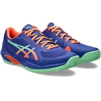 Scarpe da ginnastica Asics Solution Swift FF 2 Padel Blu Cobalto Verde