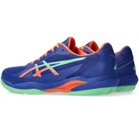 Scarpe da ginnastica Asics Solution Swift FF 2 Padel Blu Cobalto Verde