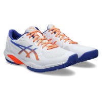 Sneakers Asics Solution Swift FF 2 Padel Bianco Blu Cobalto  Offerta + Economico