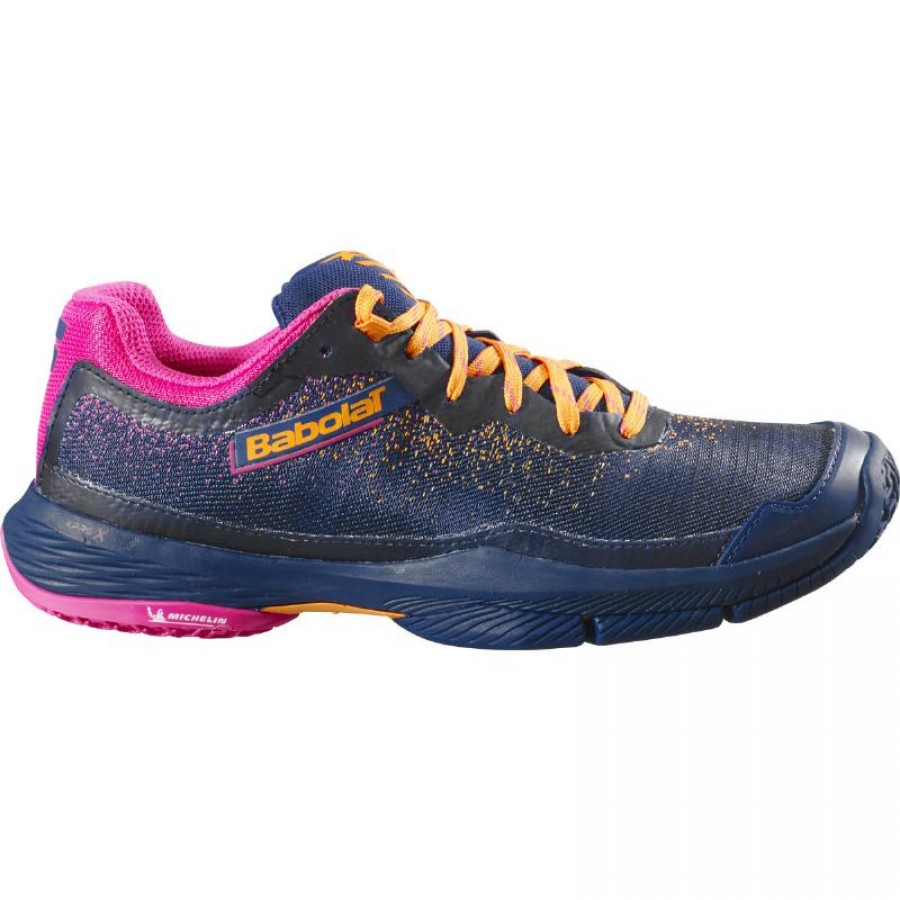 Babolat Jet Ritma Blu Navy Fucsia Sneakers Donna  Offerta + Economico