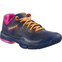 Babolat Jet Ritma Blu Navy Fucsia Sneakers Donna  Offerta + Economico