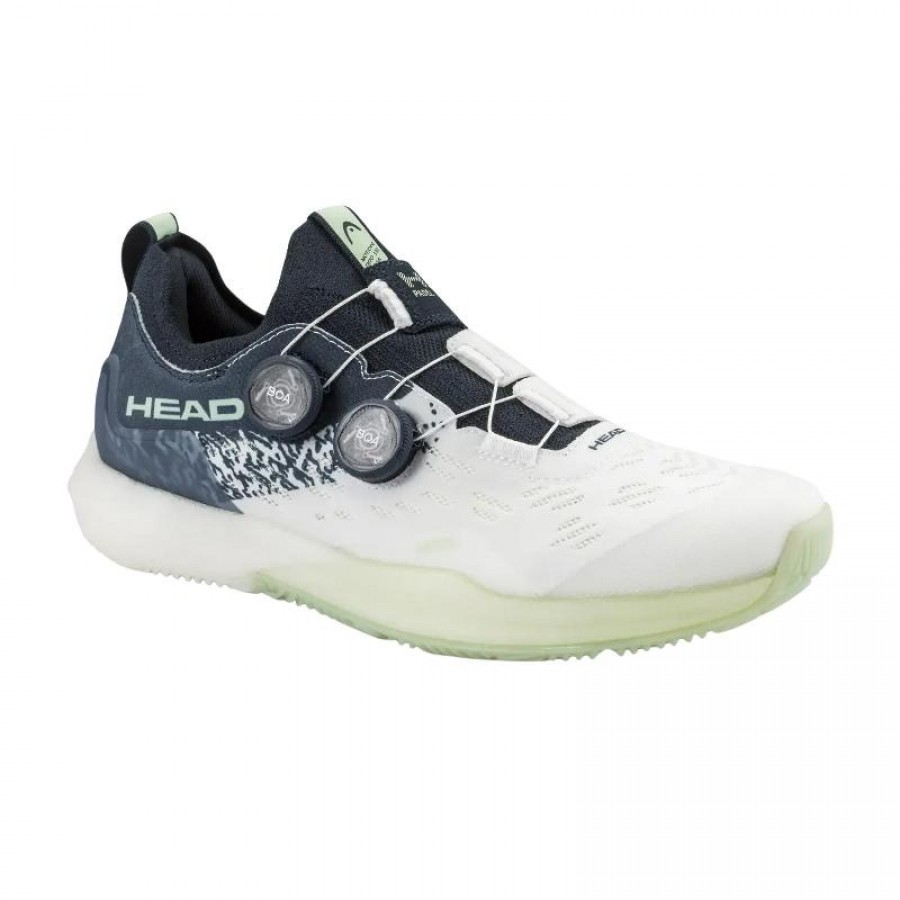 Head Motion Pro BOA Padel Scarpe Bianca Nera Verde