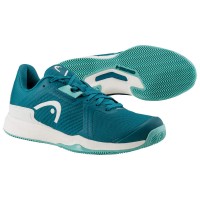Zapatillas Head Sprint Team 3.5 Clay Azul Stone Blanco Mujer  Offerta + Economico