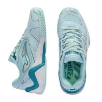 Sneakers femminili Joma Set 2627 blu turchese