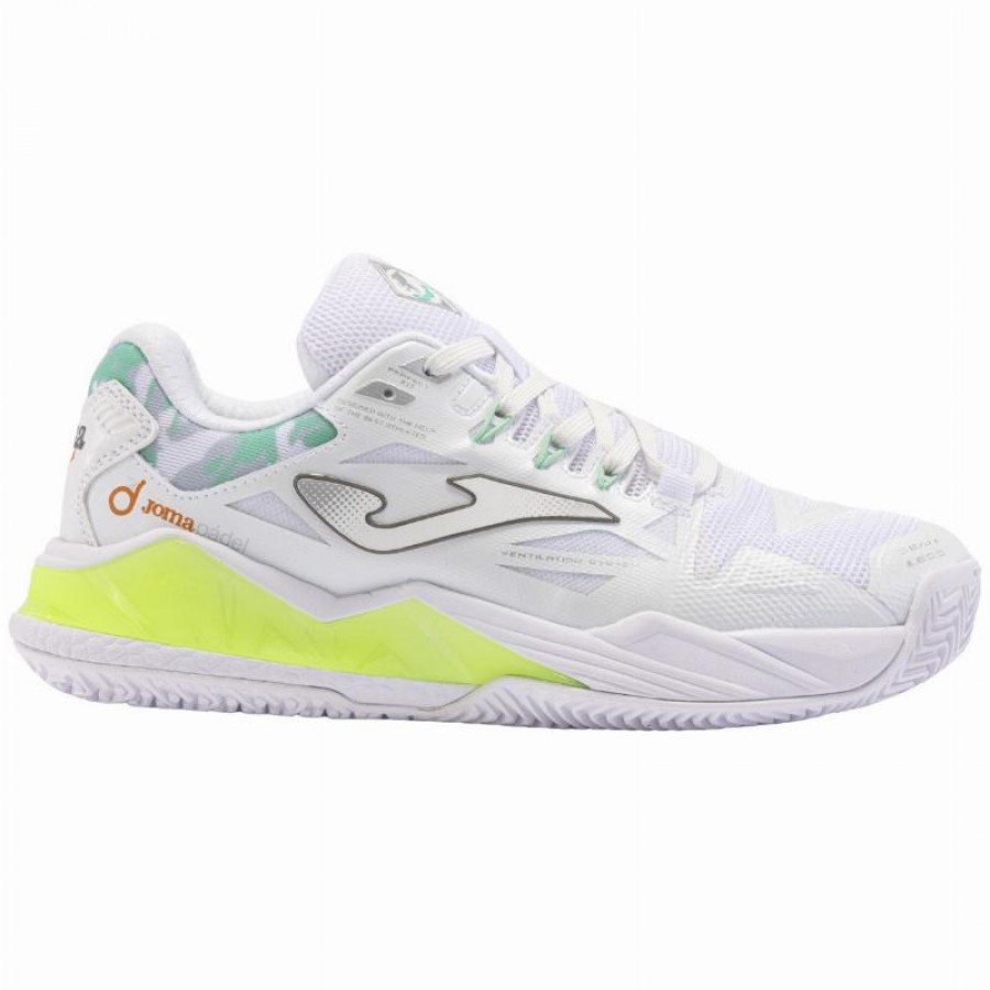 Joma Spin 2402 Bianco Verde Sneakers Donna  Offerta + Economico