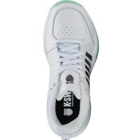Zapatillas Kswiss Court Express 2 Clay Blanco Menta Mujer