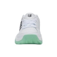 Zapatillas Kswiss Court Express 2 Clay Blanco Menta Mujer