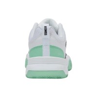 Zapatillas Kswiss Court Express 2 Clay Blanco Menta Mujer