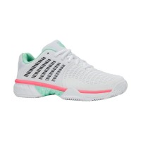 Kswiss Express Light 3 HB Clay Bianco Menta Rosa Sneakers Donna