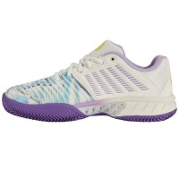 Kswiss Express Light 3 HB Padel Bianco Viola Sneakers Donna