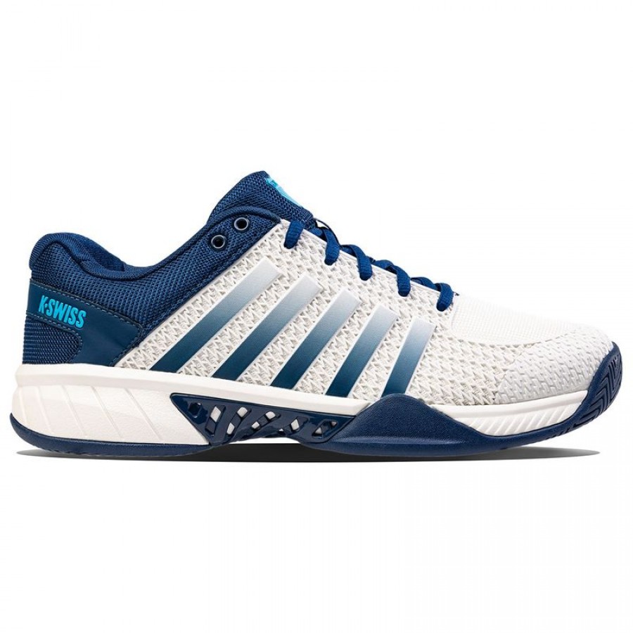 Zapatillas Kswiss Express Light Pickleball Blanco Azul Oscuro Cian  Offerta + Economico