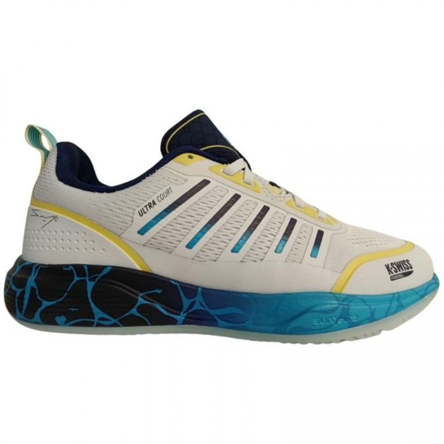 Kswiss Sanyo Ultra Court Padel Bianco Blu Sneakers