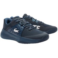 Lacoste Power Serve 125 Blu Scuro Scarpe da Ginnastica  Offerta + Economico