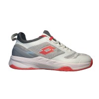 Sneakers Lotto Mirage 200 Bianco Rosso Papavero Grigio  Offerta + Economico