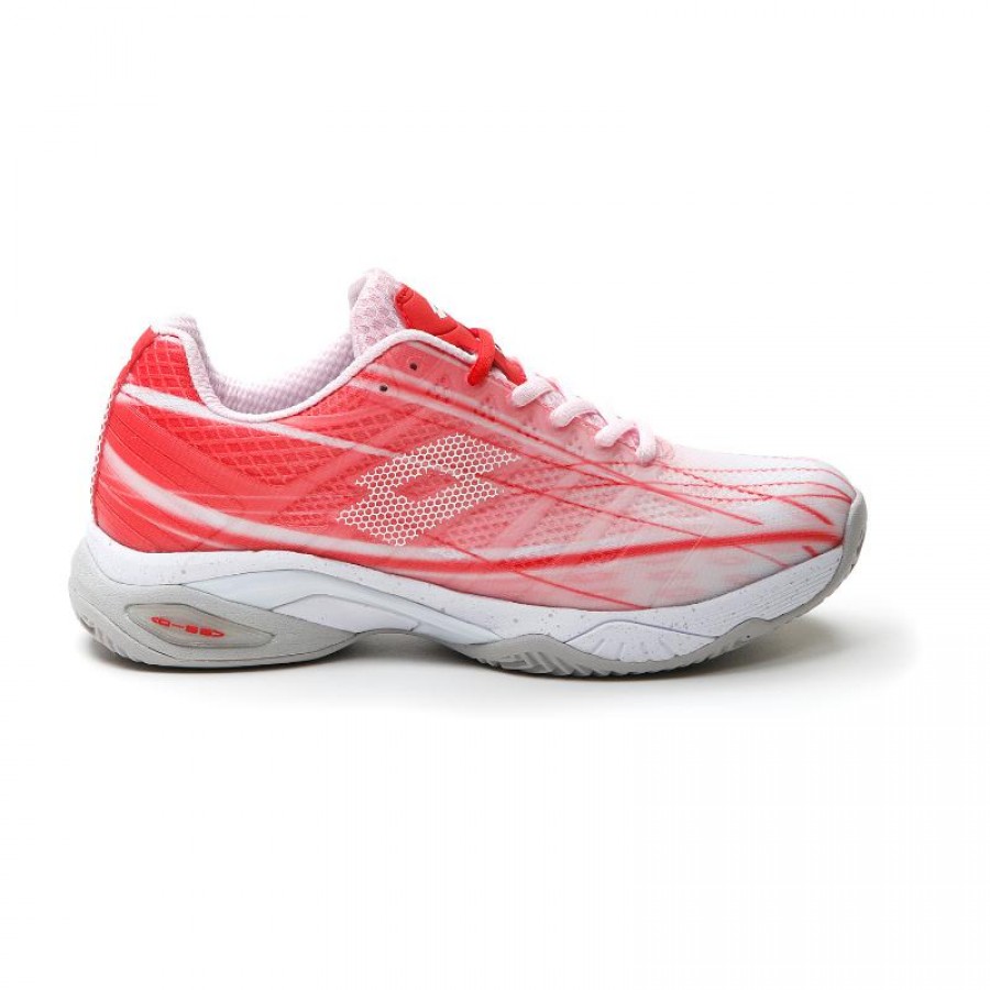 Sneakers Lotto Mirage 300 Rosso Papavero Bianco Donna  Offerta + Economico