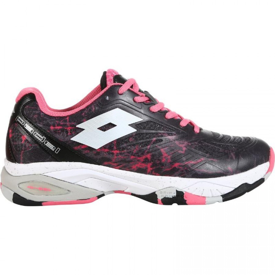 Sneakers Lotto Superrapida 200 IV Nero Fucsia Donna  Offerta + Economico