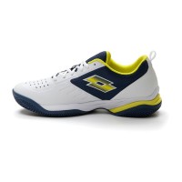 Sneakers Lotto Superrapida 400 IV Bianco Giallo Blu Acido Denim  Offerta + Economico