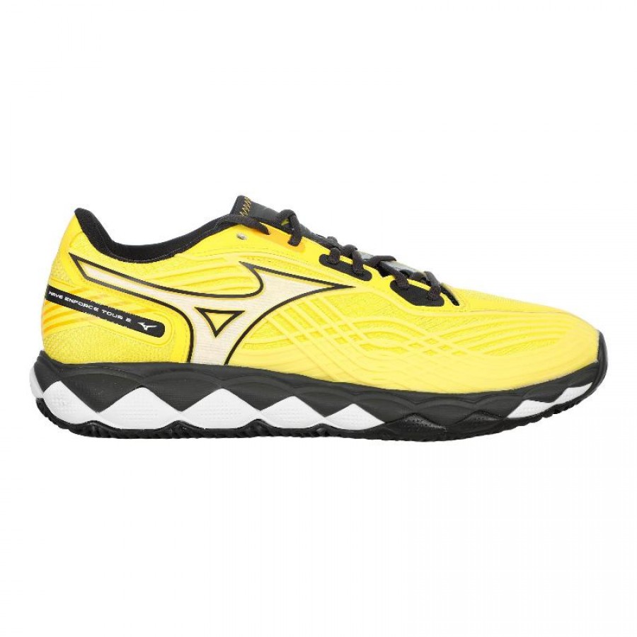 Scarpe da ginnastica Mizuno Wave Enforce Tour 2 Padel Gialle Nere