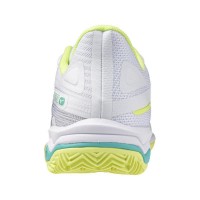 Sneakers Mizuno Wave Exceed Light 2 Clay Bianco Nero Lime Donna