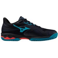 Sneakers Mizuno Wave Exceed Light Light 2 Padel Nero Blu Rosso  Offerta + Economico