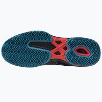 Sneakers Mizuno Wave Exceed Light Light 2 Padel Nero Blu Rosso  Offerta + Economico